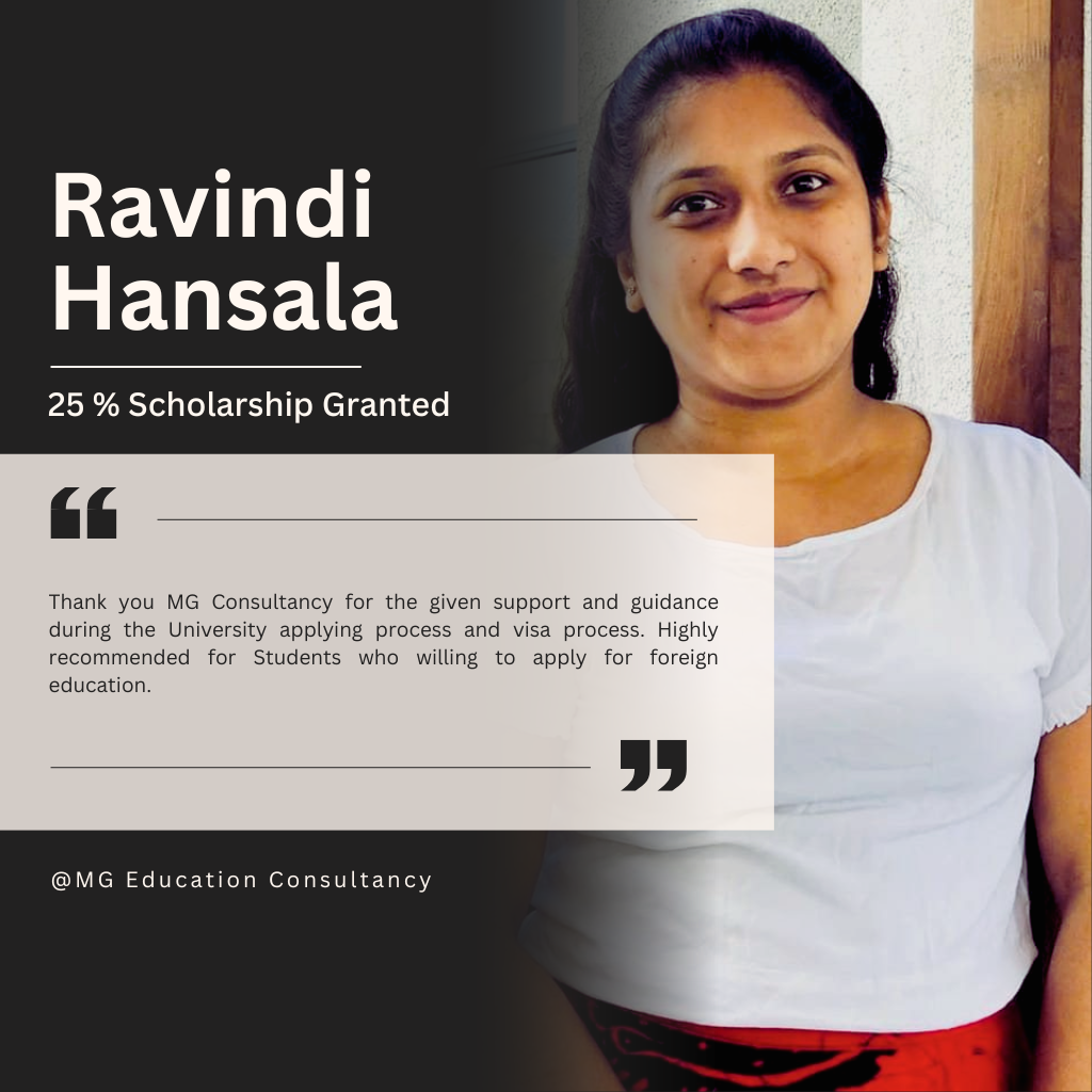 Success Stories of MG Education Consultancy
