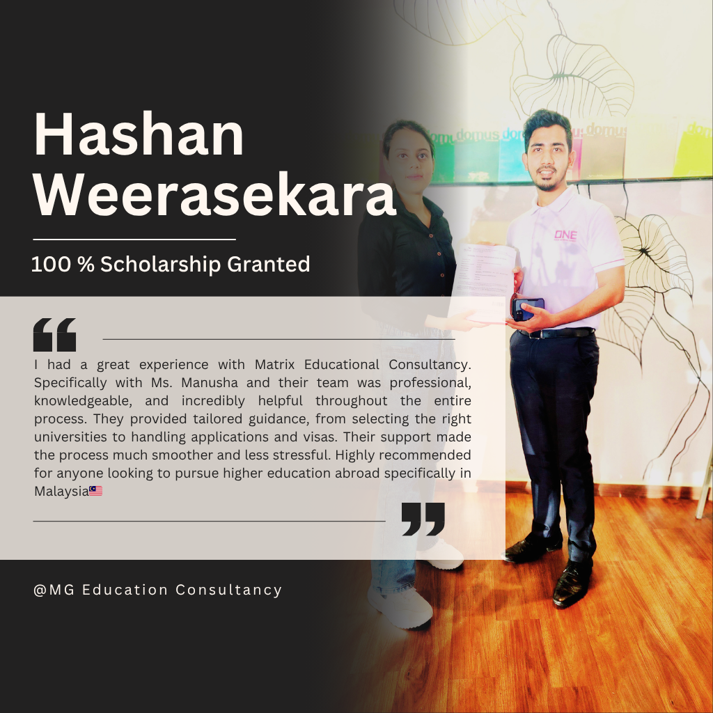 Success Stories of MG Education Consultancy