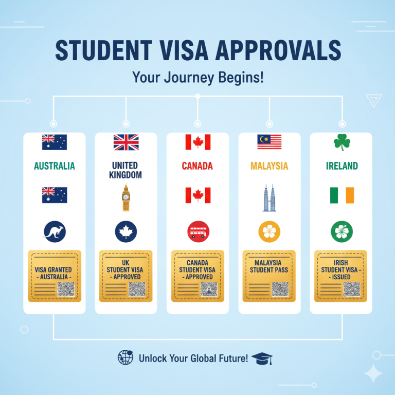 Student Visa Assistance | MG Education Consultancy | Ireland Student Visa | Malaysia Student Visa | UK student Visa | Australia Student Visa